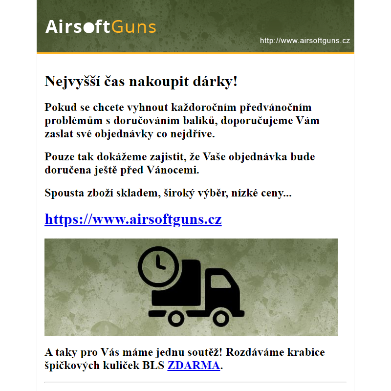 Vánoce na AirsoftGuns