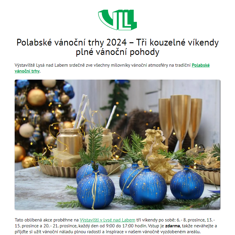 Polabské vánoční trhy 2024 – Tři kouzelné víkendy plné vánoční pohody