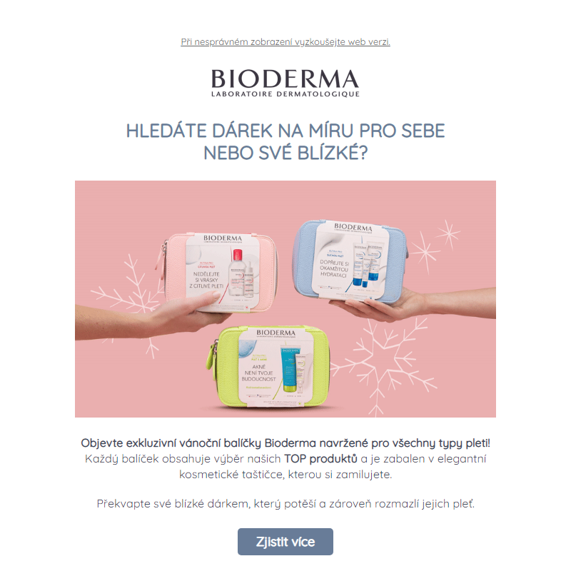 Objevte exkluzivní vánoční balíčky Bioderma __