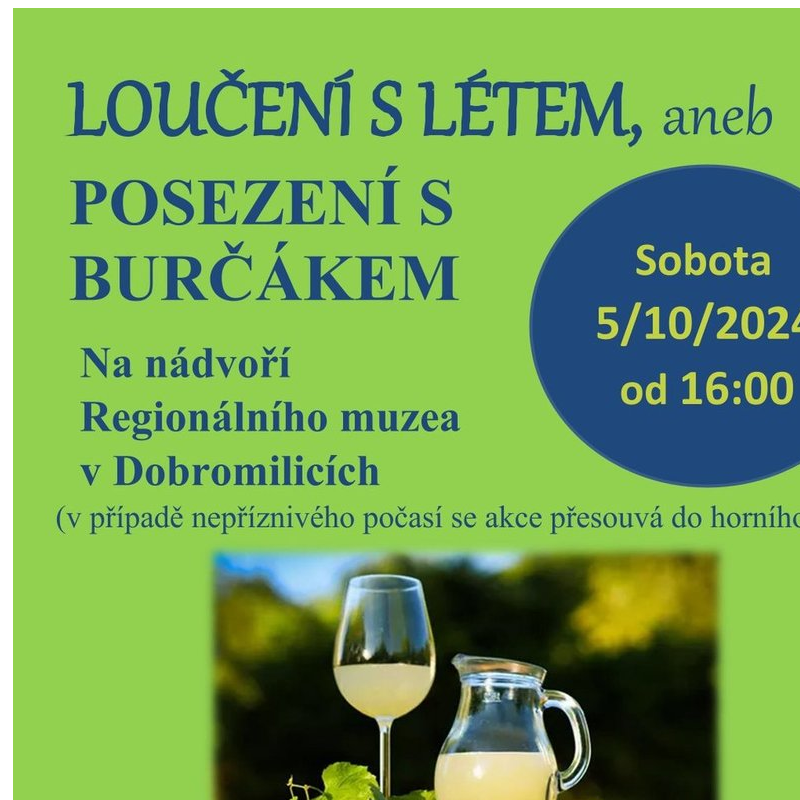 Loučení s létem, aneb posezení s burčákem