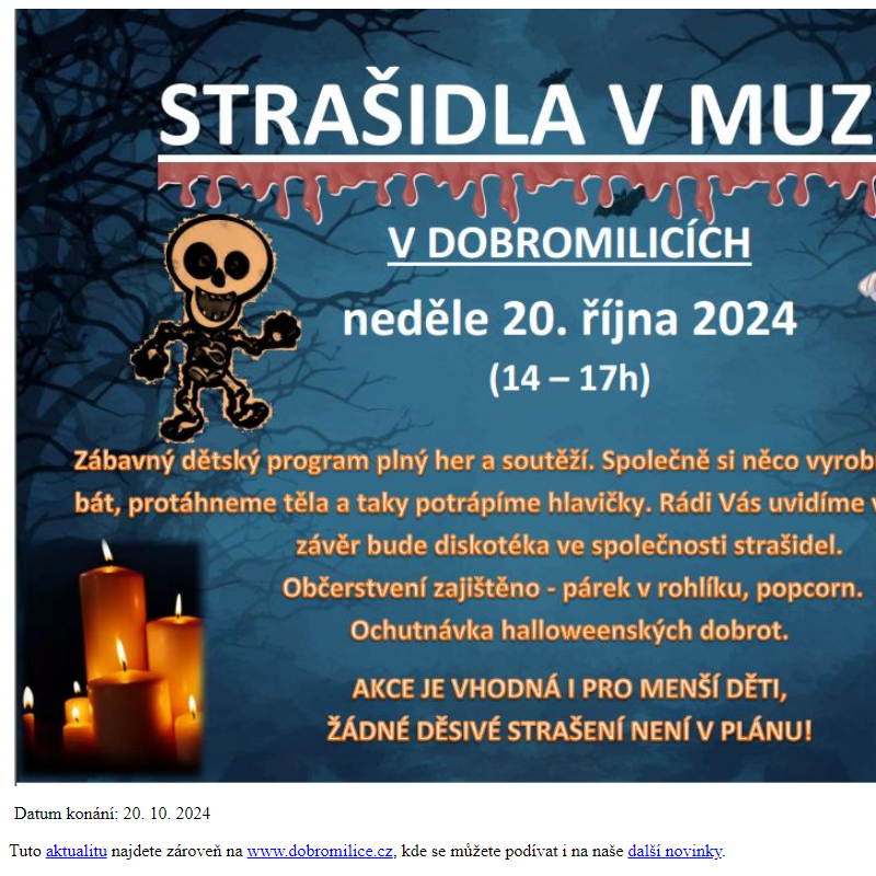 Strašidla v muzeu