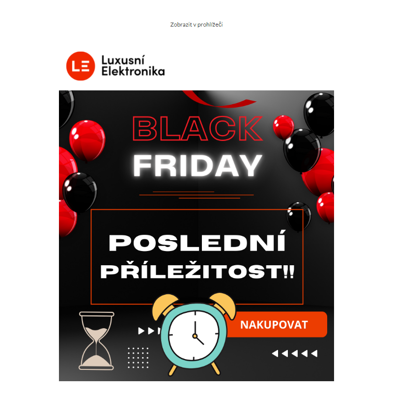 BLACK FRIDAY: _Poslední příležitost k nákupu! _