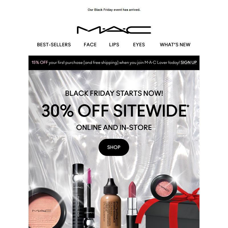 It’s here! Get 30% OFF sitewide!