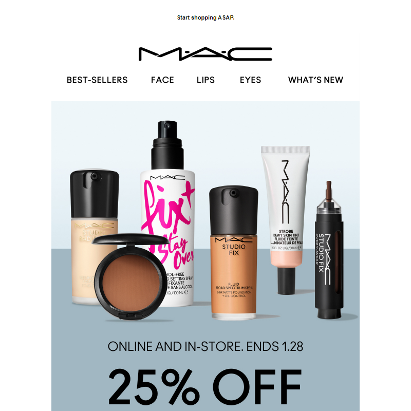 Winter glow up: Enjoy 25% OFF face products _