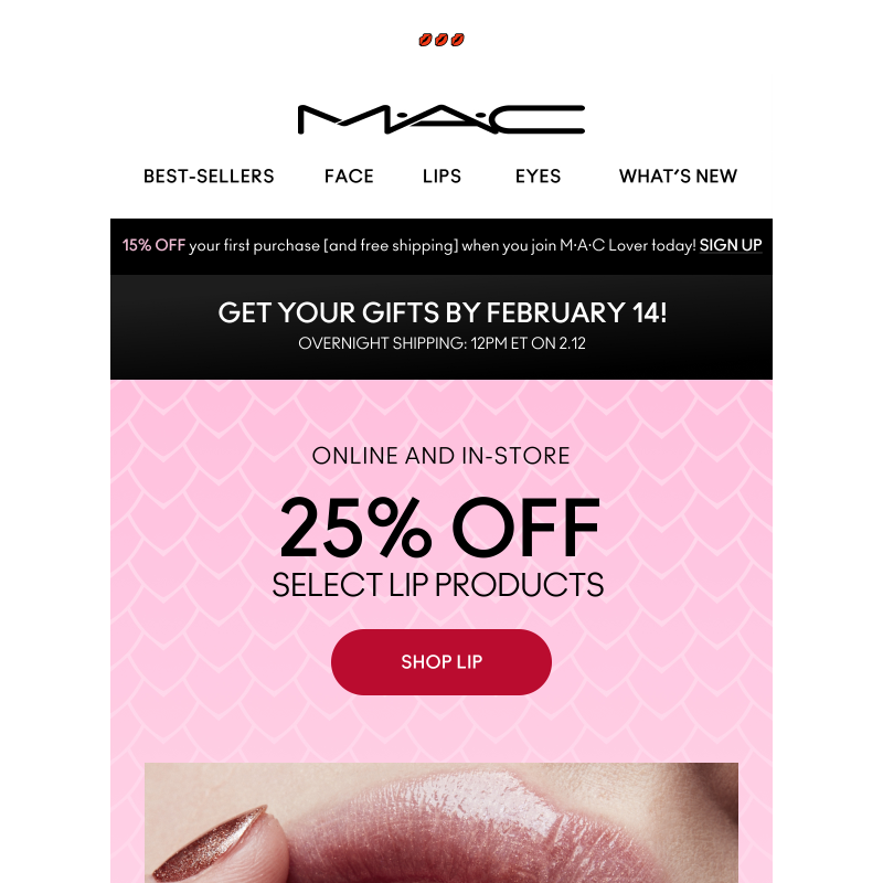 LAST DAY! Get 25% off our iconic lip products.