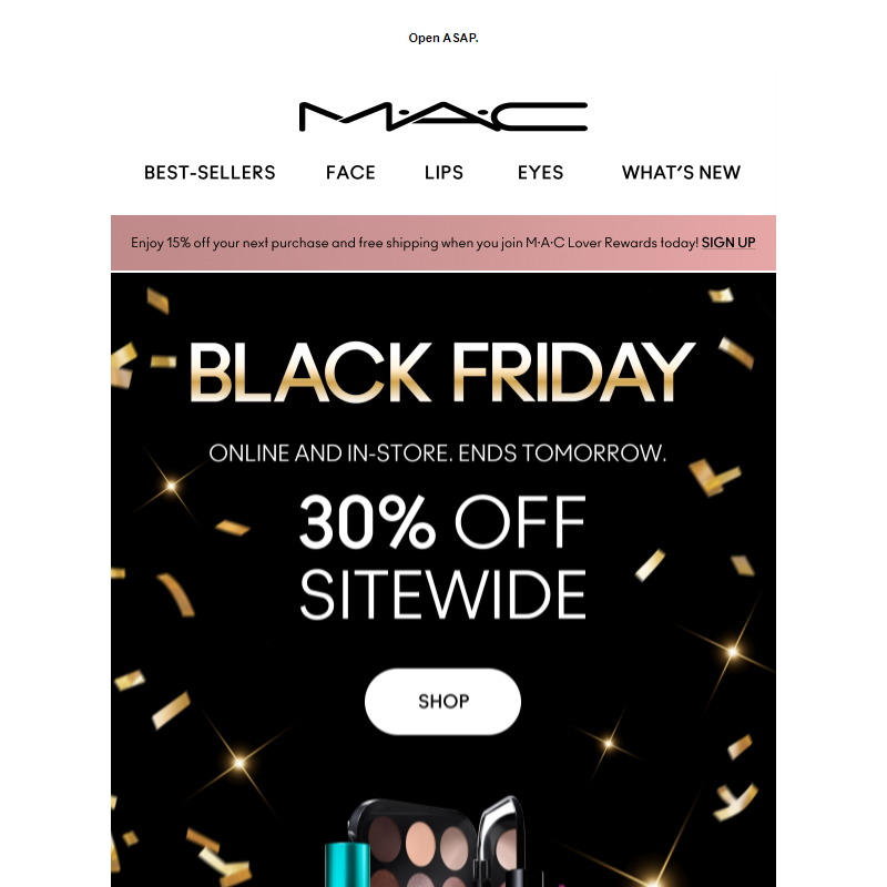 NOT A DRILL: 30% off sitewide + more!