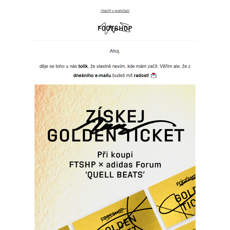 Získej Golden Ticket __