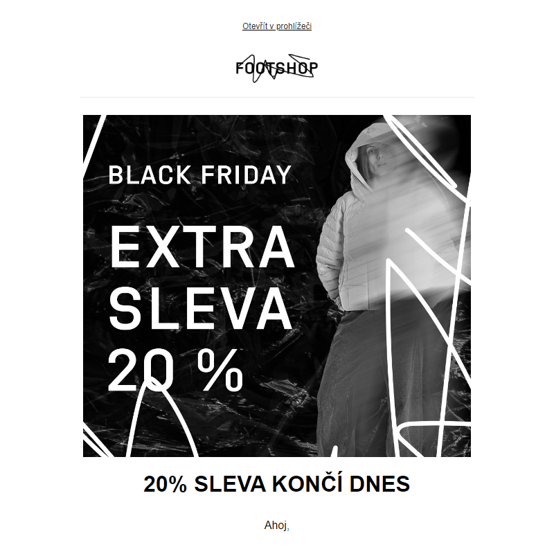 PRODLUŽUJEME Black Friday _