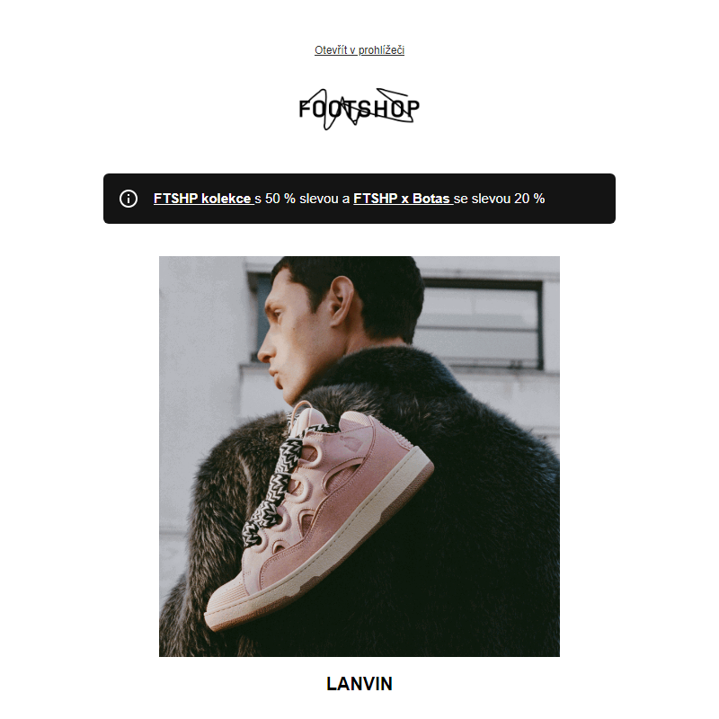 Právě dorazil Lanvin, Fear of God Essentials a další