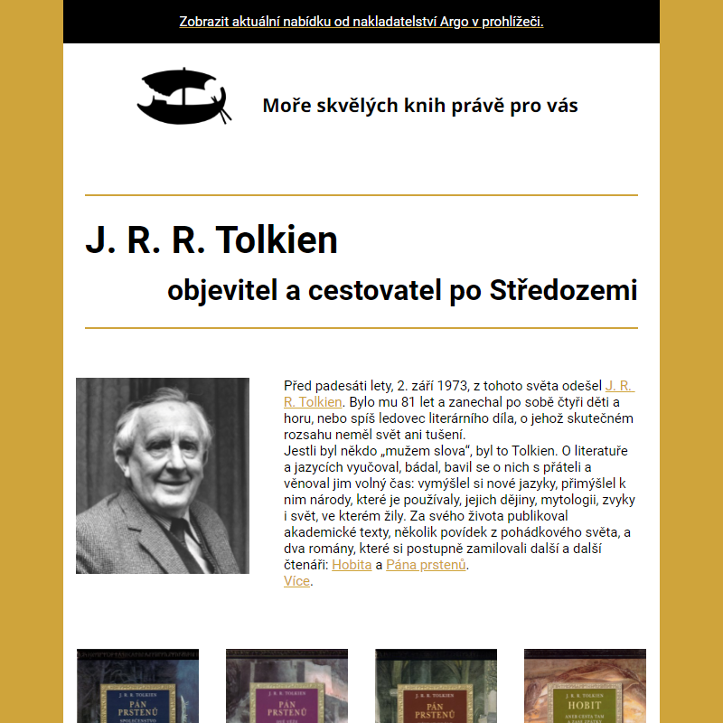 J. R. R. Tolkien - objevitel a cestovatel po Středozemi