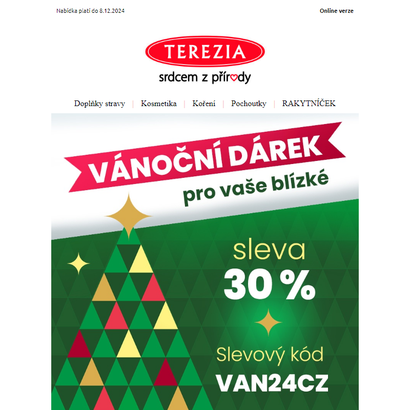 Vánoční sleva 30 % __