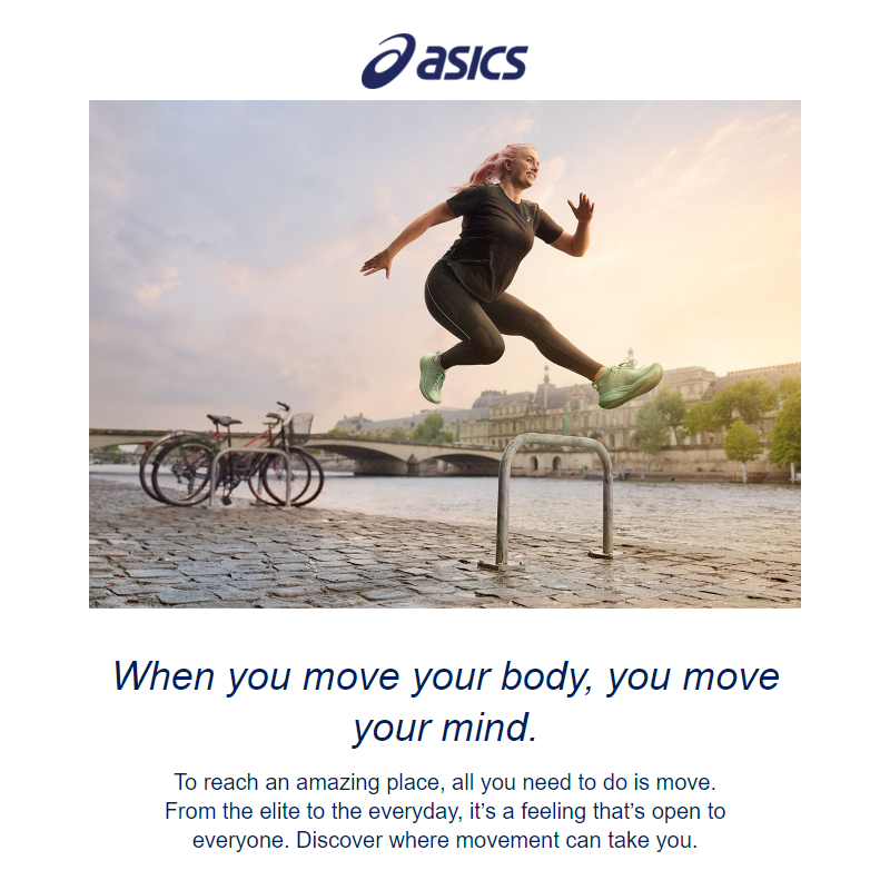 Move your mind with ASICS.