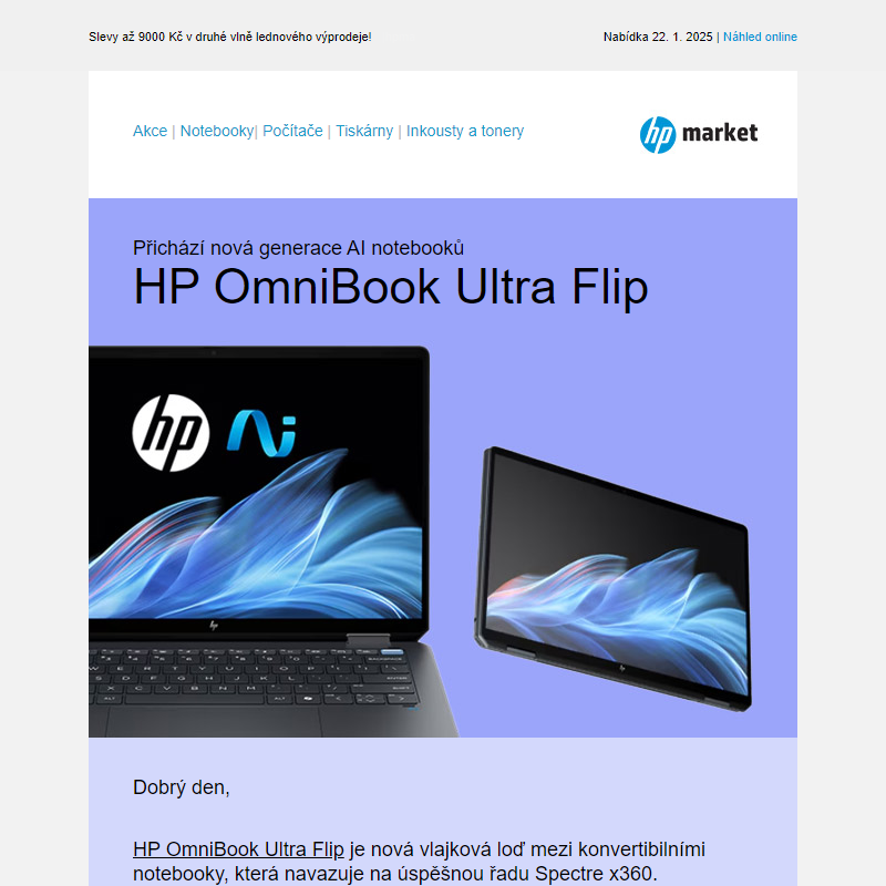 HP OmniBook Ultra Flip _ Nová úroveň spojení výkonu, mobility a stylu