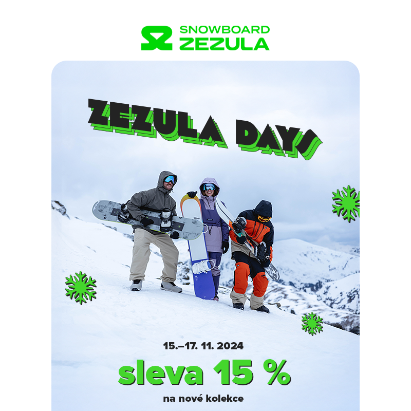 Startujeme ZEZULA Days!