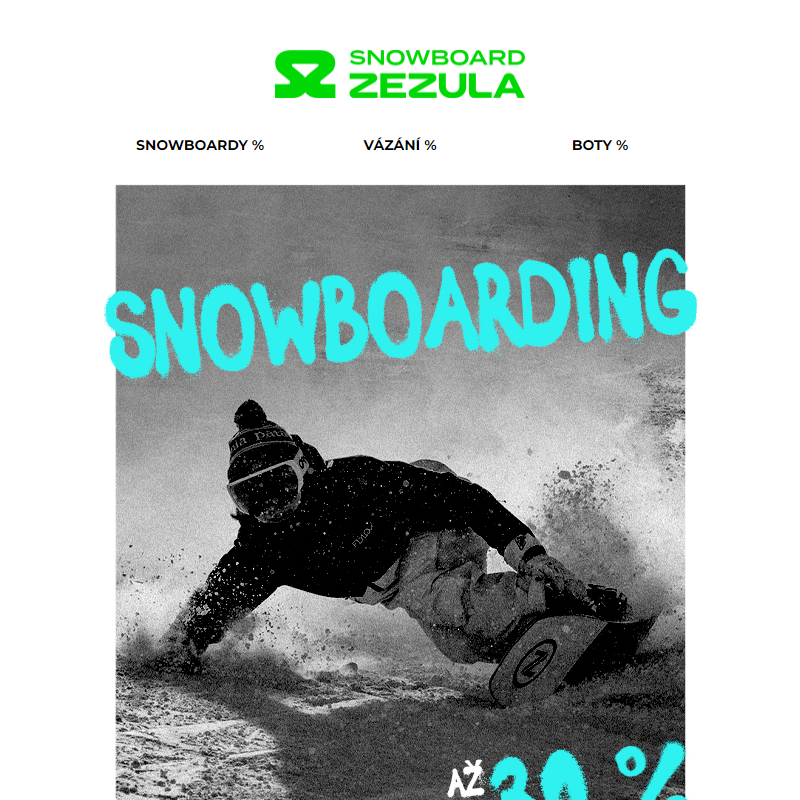 _ Přifukujeme Zimní slevy na snowboardovou výbavu!