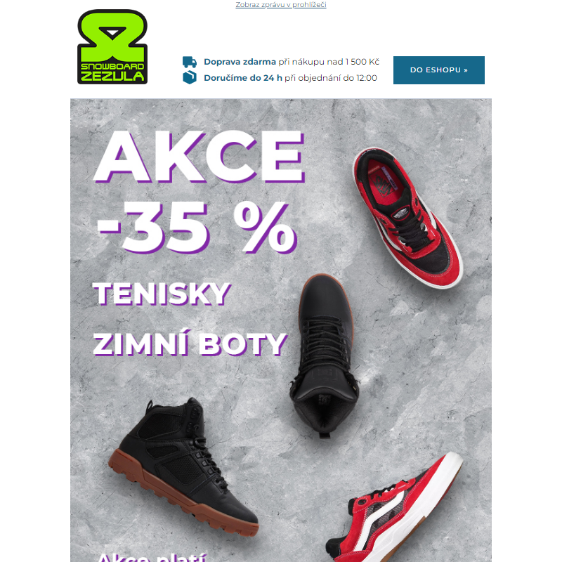 _Akce: Nový obutí -35 %