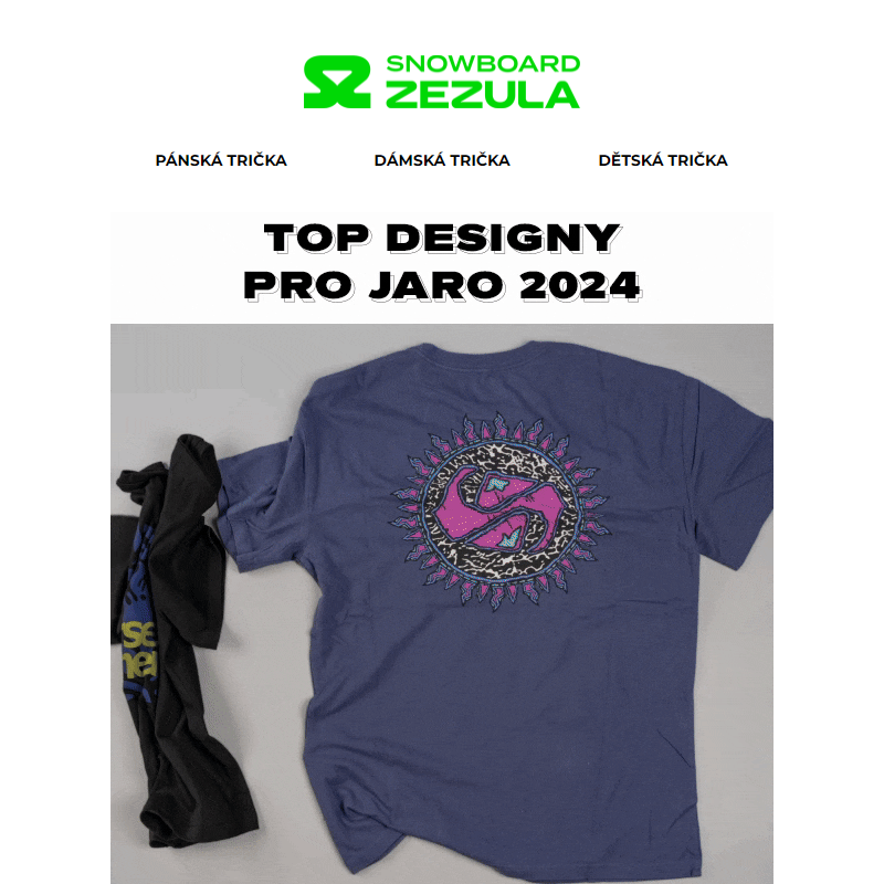 Top designy triček pro jaro '24