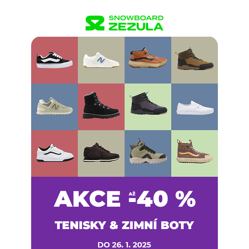 _ Až -40 %! Začíná akce na tenisky a zimní boty