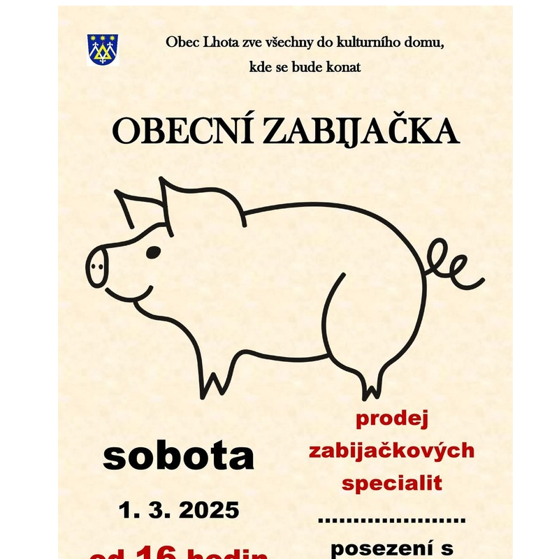 Obecní zabijačka