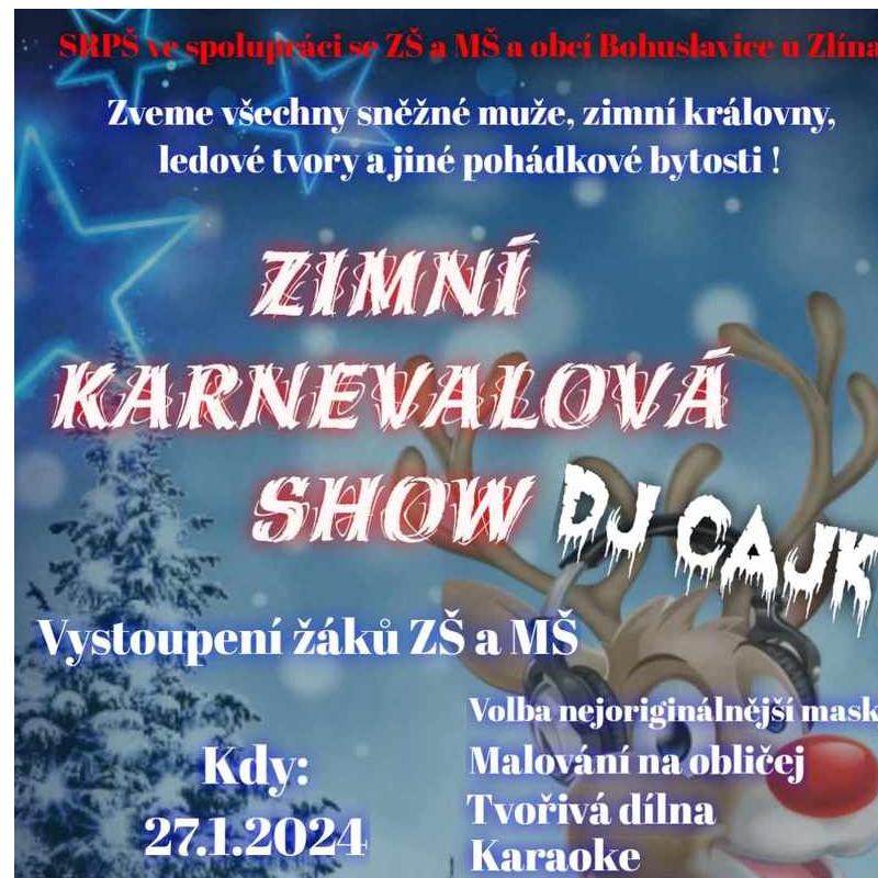 Zimní karneval - Bohuslavice u Zlína
