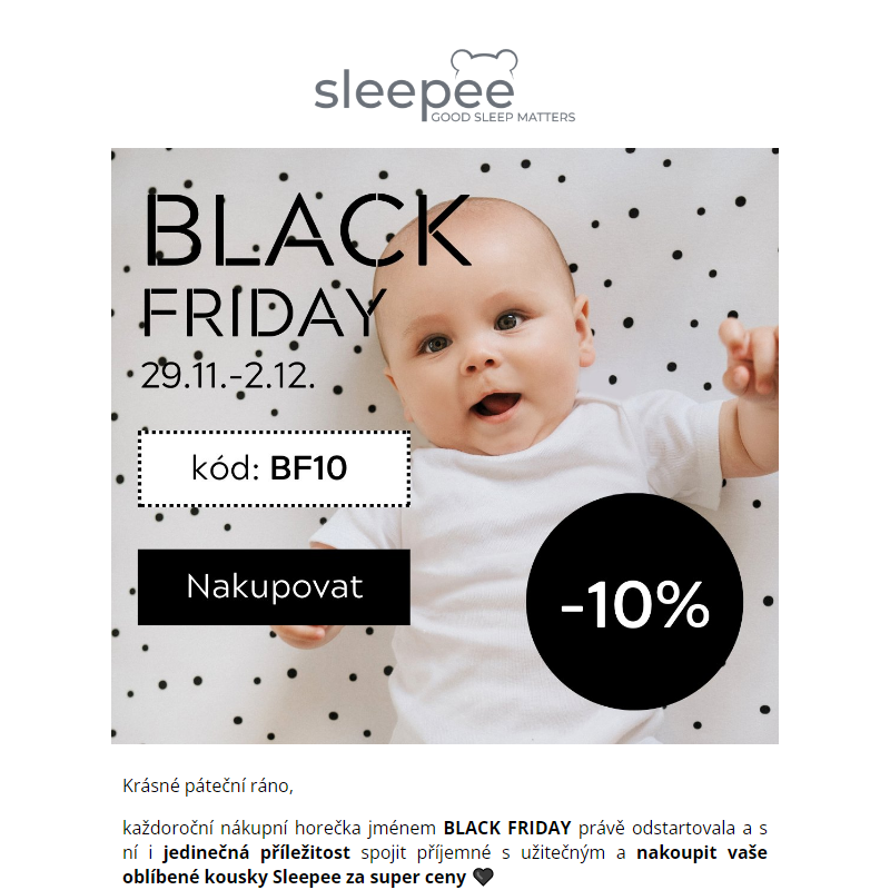 _ BLACK FRIDAY _ na Sleepee! 