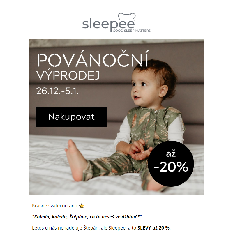 __ Povánoční VÝPRODEJ na Sleepee aneb... 