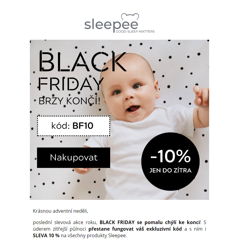  _ Sleva 10 % na Sleepee brzy kočí!