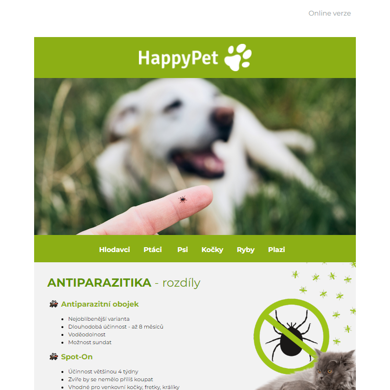__ Antiparazitika pro zvířata