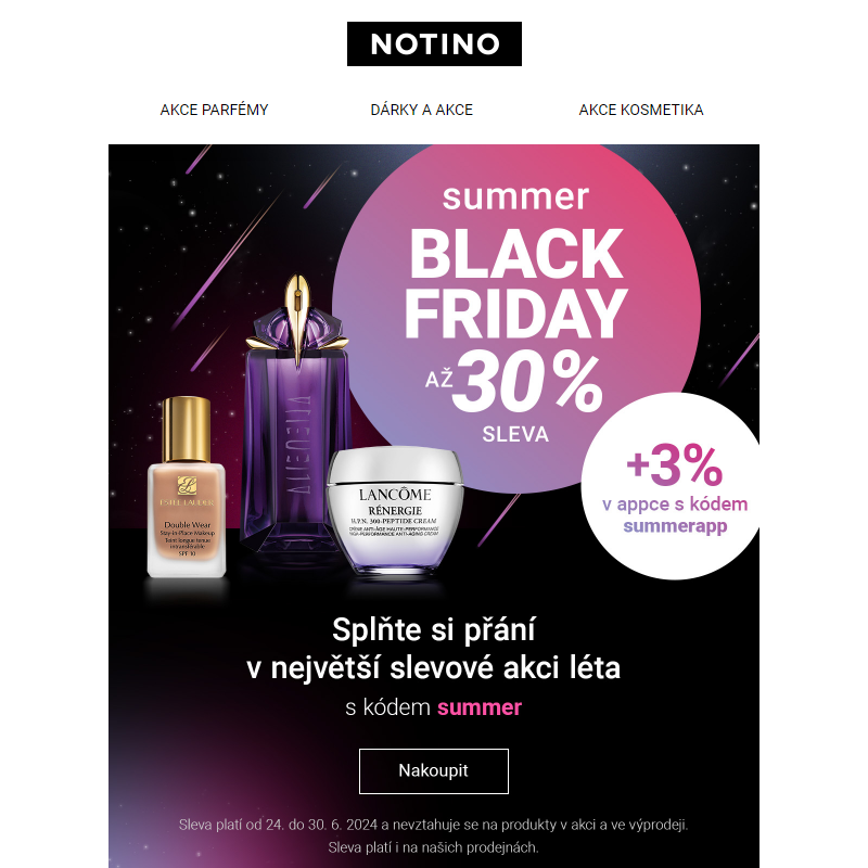 Summer Black Friday: Až _33 % na Lancôme, BOSS, Estée Lauder