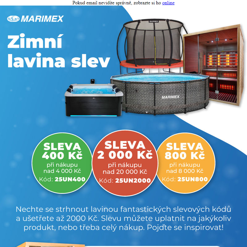 _ Lavina, před kterou nebudete chtít utéct __ Lavina slev __