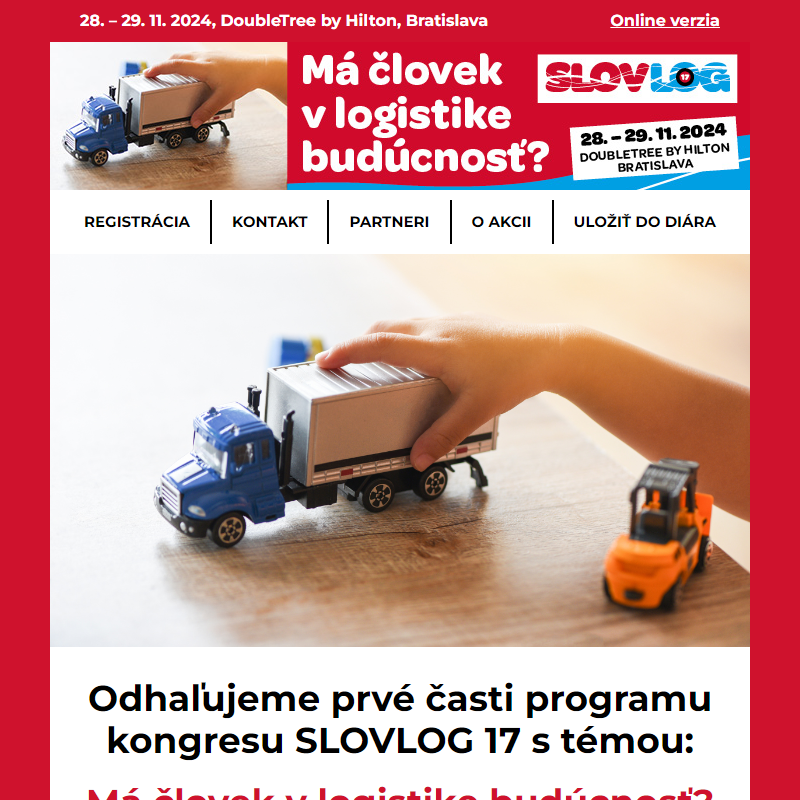 Odhaľujeme prvé mená rečníkov, ktorí vystúpia na logistickej udalosti roka