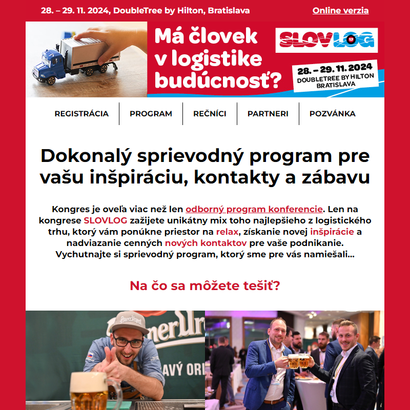 Už budúci týždeň – predstavujeme jedinečný sprievodný program, ktorý stojí za to zažiť