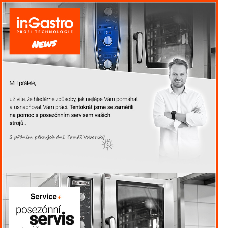 Posezónní servis vašich strojů od In-Gastro s.r.o.