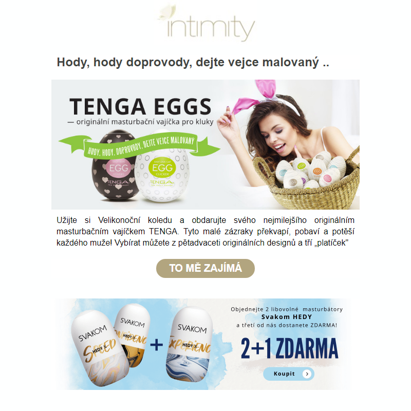 Veselé a vzrušující Velikonoce s originálními vajíčky Tenga Eggs
