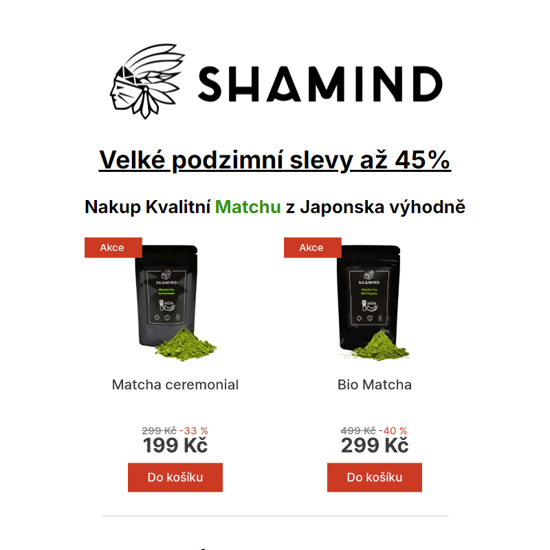 Objev velké podzimní slevy až 45%