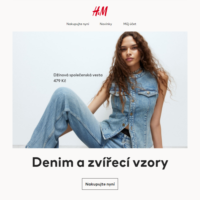 Denim a zvířecí vzory