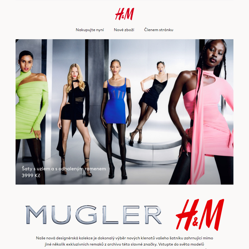 Již brzy: Mugler H&M