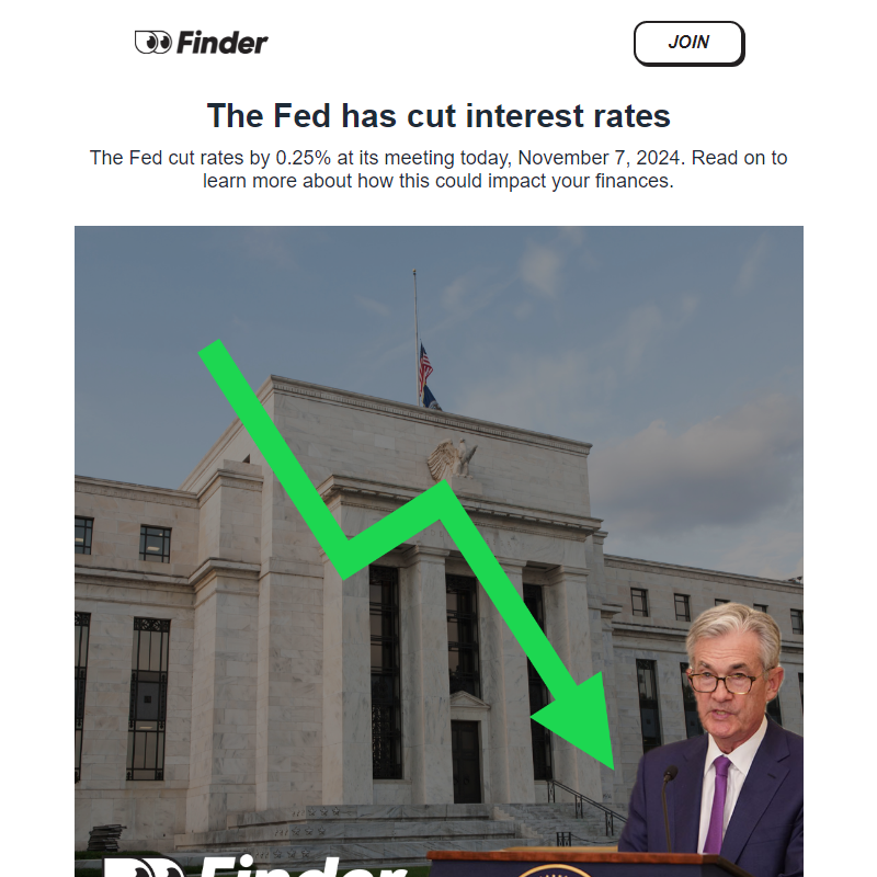 Just in: The Fed cuts interest rates