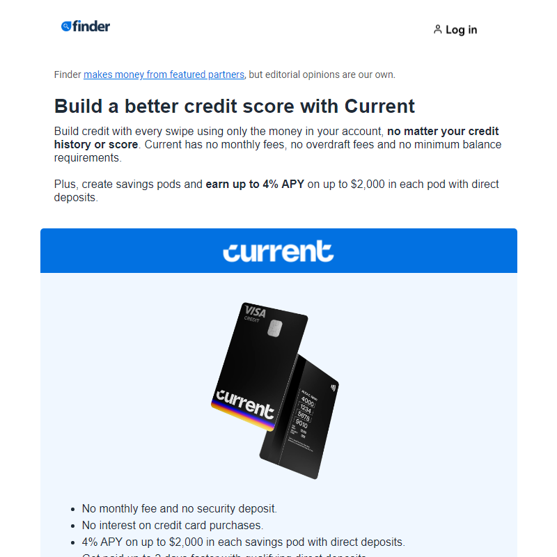 Build a better credit score with Current