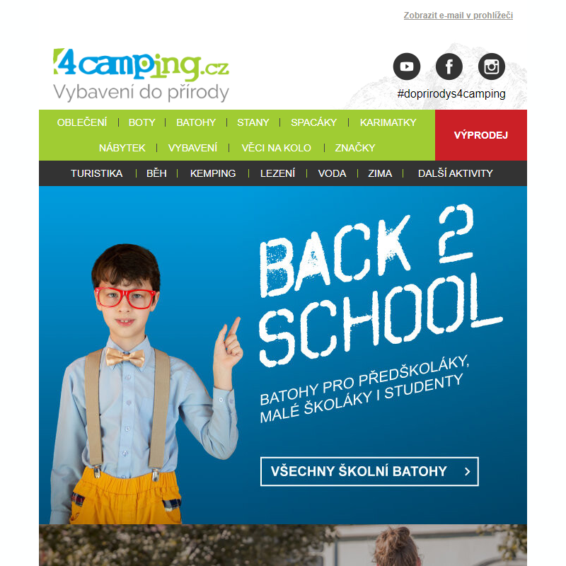 _ Back 2 school - batohy pro předškoláky, malé školáky i studenty