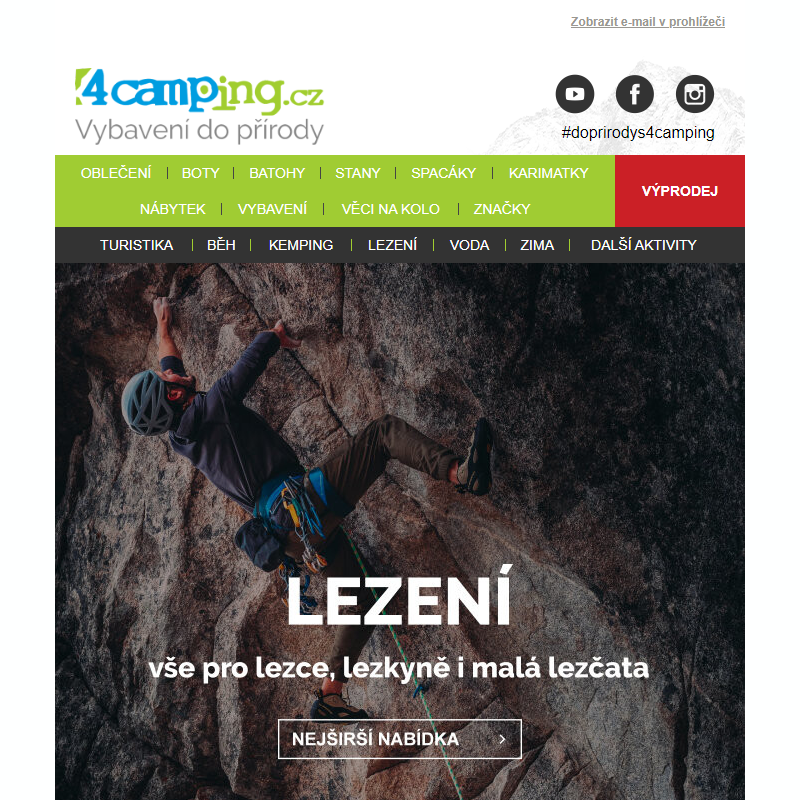 _ Lezecký speciál - vybavení pro lezce