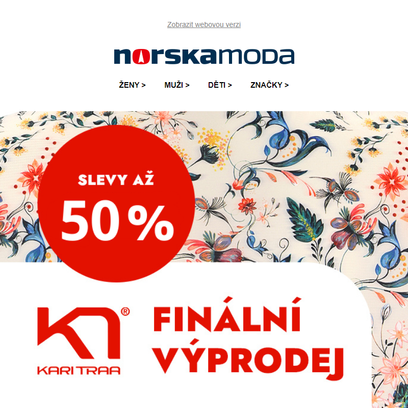 Finální letní výprodej Kari Traa >> Slevy až 50% na trička, kraťasy, šaty, tílka
