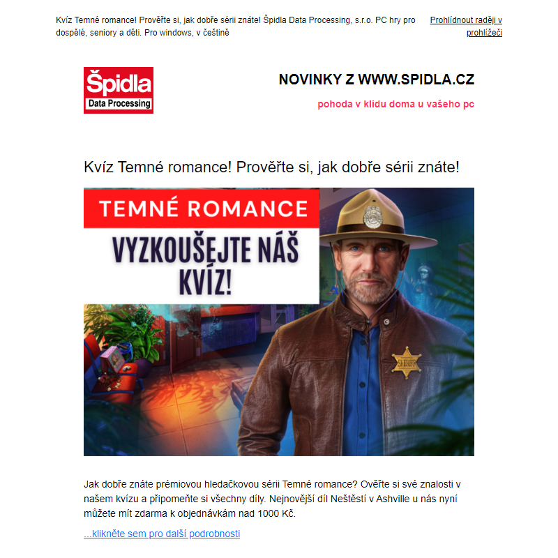 Kvíz Temné romance! Prověřte si, jak dobře sérii znáte!