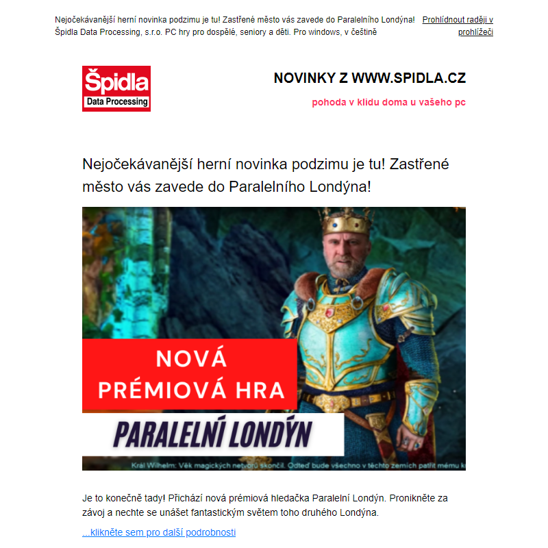 Nejočekávanější herní novinka podzimu je tu! Zastřené město vás zavede do Paralelního Londýna!