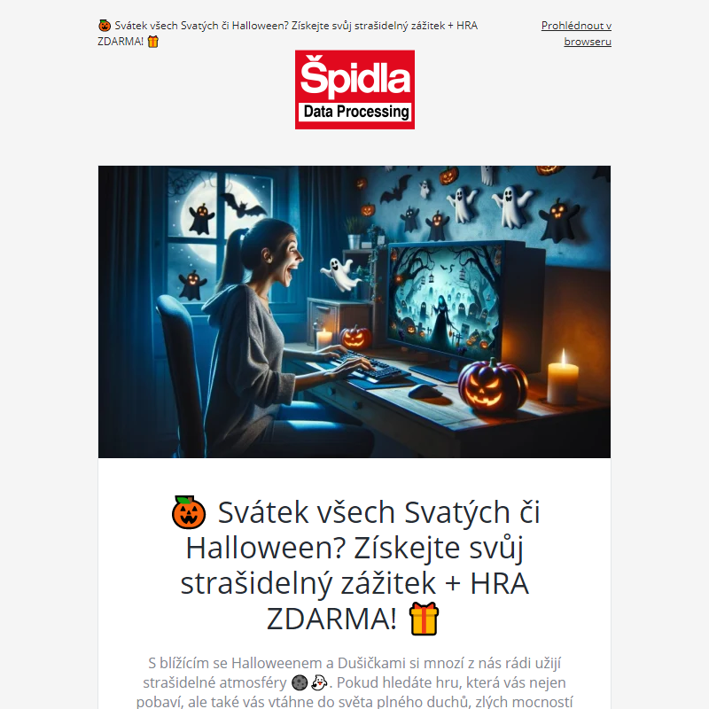 _ Svátek všech Svatých či Halloween? Získejte svůj strašidelný zážitek + HRA ZDARMA! _