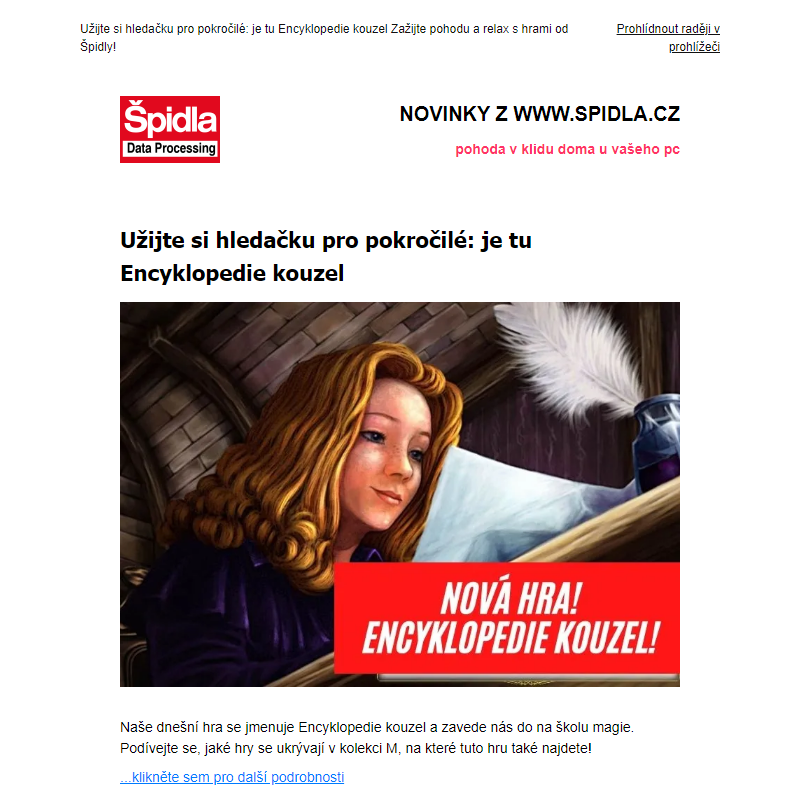 Užijte si hledačku pro pokročilé: je tu Encyklopedie kouzel