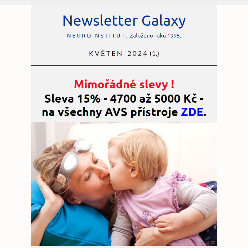 Mimořádné slevy. Galaxy květen (1)