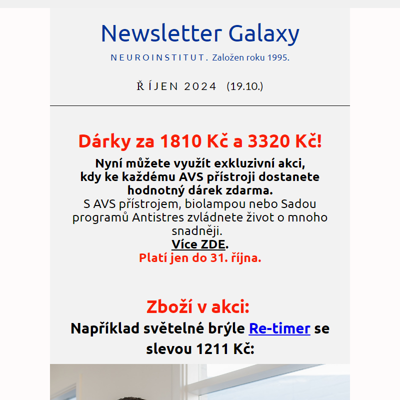 Dárky za 3300 Kč! Galaxy říjen 19.