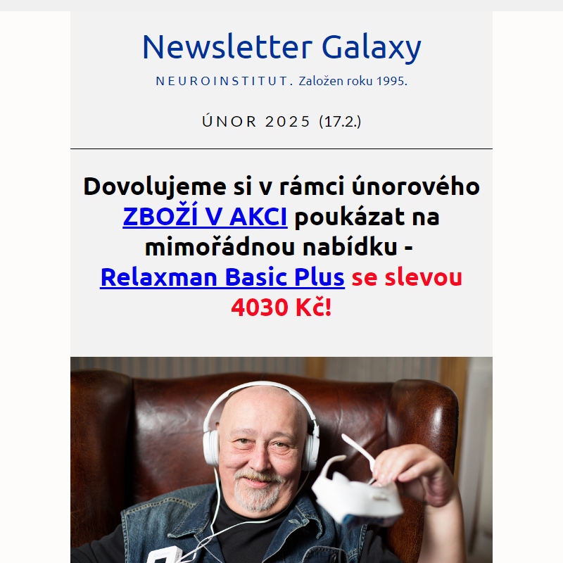 Sleva 4030 Kč na Relaxman! Galaxy 17.2.