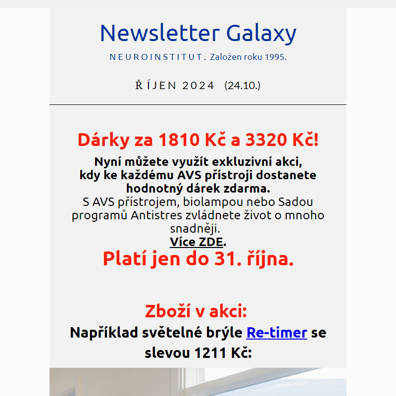 Dárky za 3300 Kč končí už za týden! Galaxy říjen 24.